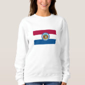 Staatsflagge von Missouri Sweatshirt (Vorderseite)