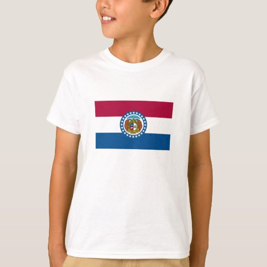 Staatsflagge von Missouri T-Shirt (Vorderseite)
