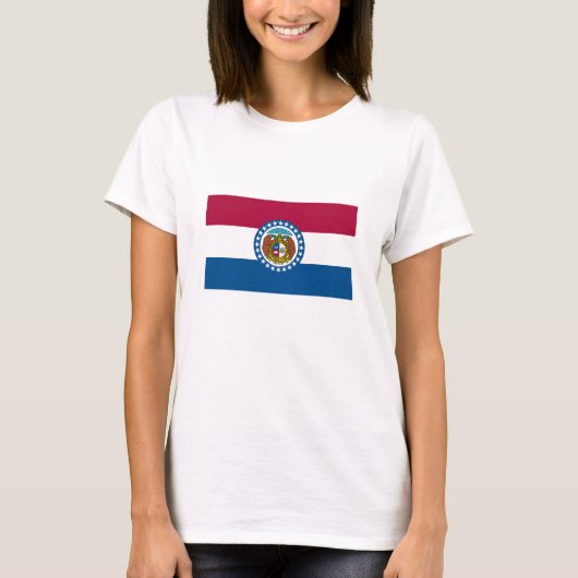 Staatsflagge von Missouri T-Shirt (Vorderseite)