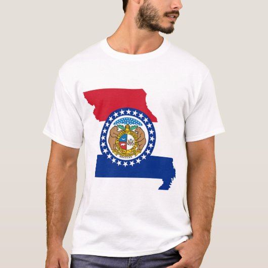 Staatsflagge von Missouri T-Shirt (Vorderseite)