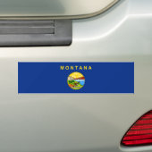 Staatsflagge von Montana Autoaufkleber (Auf Auto)