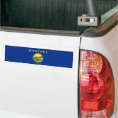 Staatsflagge von Montana Autoaufkleber (Auf Lkw)