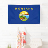 Staatsflagge von Montana Banner (Insitu)