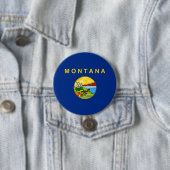 Staatsflagge von Montana Button (Beispiel)