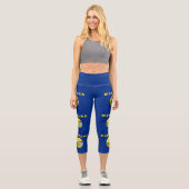 Staatsflagge von Montana Capri Leggings (Vorderseite)