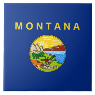 Staatsflagge von Montana Fliese