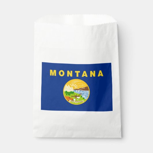 Staatsflagge von Montana Geschenktütchen (Vorderseite)