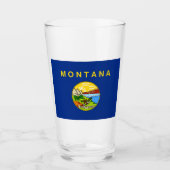 Staatsflagge von Montana Glas (Vorderseite)