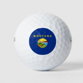 Staatsflagge von Montana Golfball (Vorderseite)