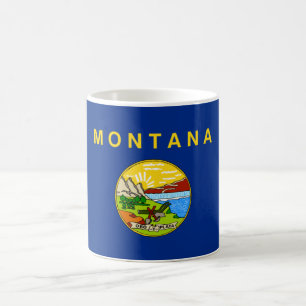 Staatsflagge von Montana Kaffeetasse
