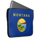 Staatsflagge von Montana Laptopschutzhülle (Vorne Rechts)