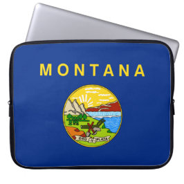 Staatsflagge von Montana Laptopschutzhülle