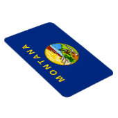 Staatsflagge von Montana Magnet (Rechte Seite)