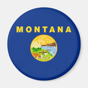 Staatsflagge von Montana Magnet