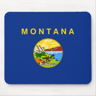 Staatsflagge von Montana Mousepad