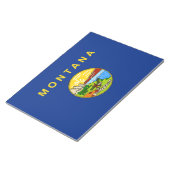 Staatsflagge von Montana Notizblock (angewinkelt)