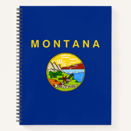 Staatsflagge von Montana Notizblock