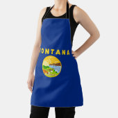 Staatsflagge von Montana Schürze (InSitu)