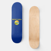 Staatsflagge von Montana Skateboard (Vorderseite)