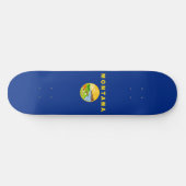 Staatsflagge von Montana Skateboard (Horizontal)