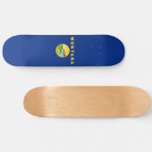 Staatsflagge von Montana Skateboard (Horizontal)