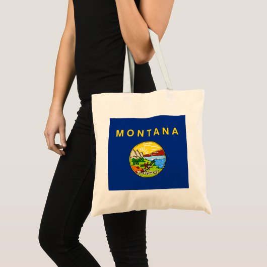 Staatsflagge von Montana Tragetasche (Vorderseite (Produkt))