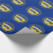 Staatsflagge von Nebraska Geschenkpapier (Ecke)