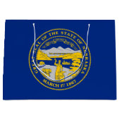 Staatsflagge von Nebraska Große Geschenktüte (Vorderseite)