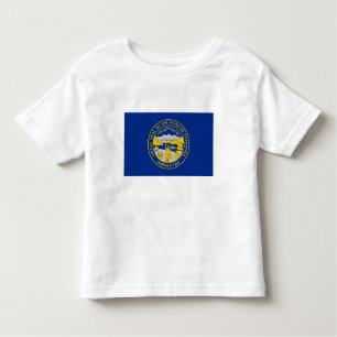 Staatsflagge von Nebraska Kleinkind T-shirt