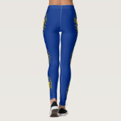 Staatsflagge von Nebraska Leggings (Rückseite)