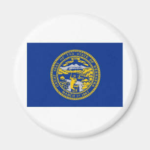 Staatsflagge von Nebraska Magnet