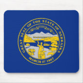 Staatsflagge von Nebraska Mousepad (Vorne)