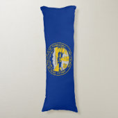 Staatsflagge von Nebraska Seitenschläferkissen (Vorderseite Vertikal)