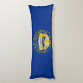 Staatsflagge von Nebraska Seitenschläferkissen (Rückseite (Vertikal))