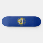 Staatsflagge von Nebraska Skateboard (Horizontal)