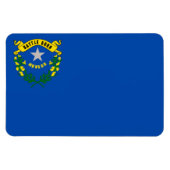 Staatsflagge von Nevada Magnet (Horizontal)