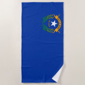 Staatsflagge von Nevada Strandtuch (Vorderseite)