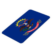 Staatsflagge von Nord-Dakota Magnet (Linke Seite)