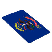 Staatsflagge von Nord-Dakota Magnet (Rechte Seite)