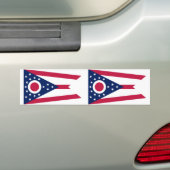 Staatsflagge von Ohio Autoaufkleber (Auf Auto)