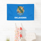 Staatsflagge von Oklahoma Banner (Insitu)