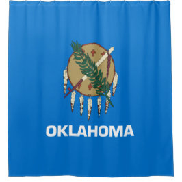 Staatsflagge von Oklahoma Duschvorhang