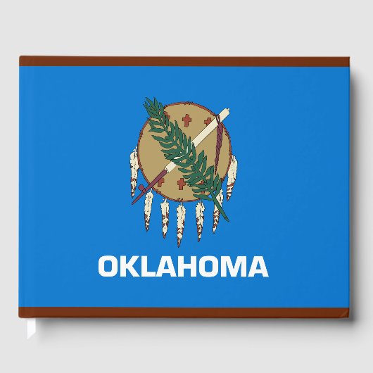 Staatsflagge von Oklahoma Gästebuch (Vorderseite)