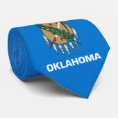 Staatsflagge von Oklahoma Krawatte (Gerollt)