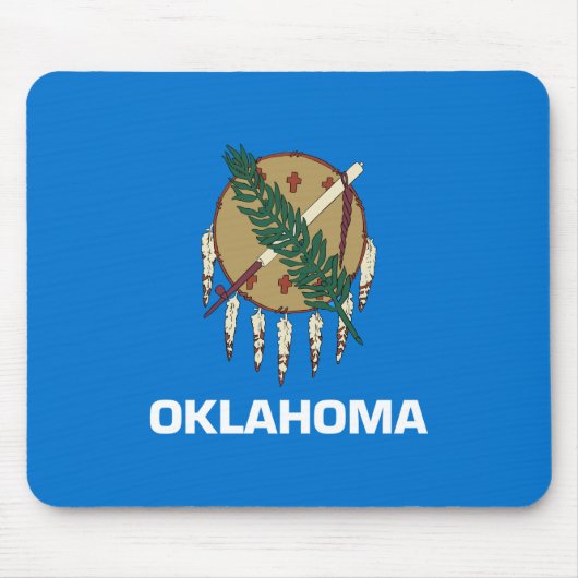 Staatsflagge von Oklahoma Mousepad (Vorne)