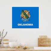 Staatsflagge von Oklahoma Poster (Küche)