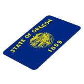 Staatsflagge von Oregon Magnet (Linke Seite)