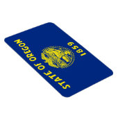 Staatsflagge von Oregon Magnet (Rechte Seite)