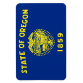 Staatsflagge von Oregon Magnet (Vertikal)