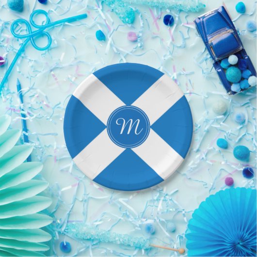 Staatsflagge von Quergewohnheit Schottlands St Pappteller (Party)